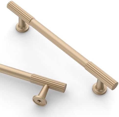 Asidrama 10-Pack 5 Inch Champagne Bronze Cabinet Pulls