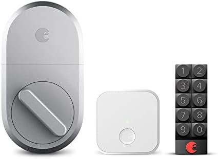 August Smart Lock Silver Keypad for Keyless Entry