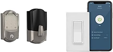 Leviton Decora Smart Wi-Fi Switch and Schlage Encode Deadbolt