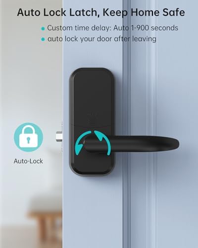 Hornbill Smart Lock with Handle - Keyless Entry for Home Security