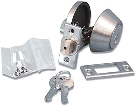 Stainless Steel Single Cylinder Deadbolt 58 Latch