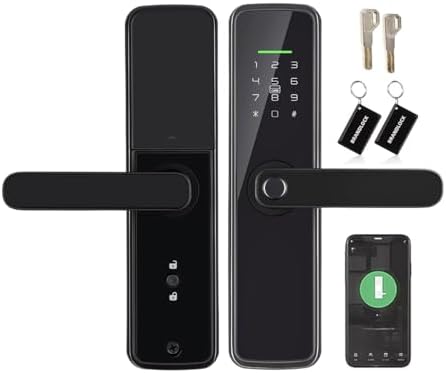Sophies Smart Deadbolt Lock with Fingerprint Entry Keyless Door Security with Tuya