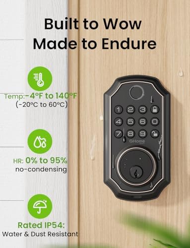Smart Front Door Lock with Keyless Entry