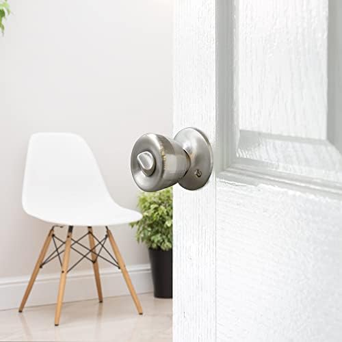 6-Pack Satin Nickel Door Knobs