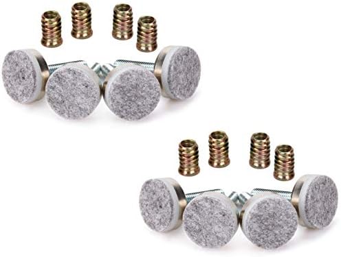 Hot Favorable Adjustable Furniture Levelers - 8PK Silver