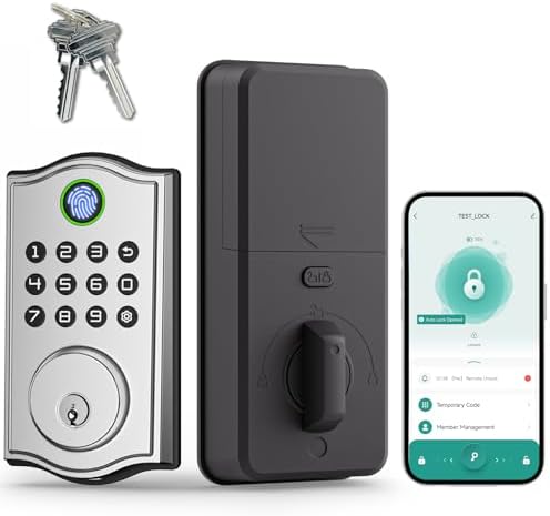 Smart Deadbolt Lock with Alexa Voice Control and Keyless Entry