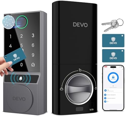 DEVO G3 Wi-Fi Smart Door Lock with Fingerprint and Voice Control