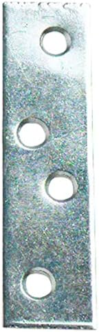 Repair Bracket Set Straight Bar 100mm Zinc Plated 4 Piece Pack
