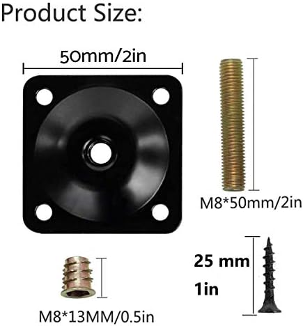 Furniture Leg Mounting Plates for Sofa Chair more
