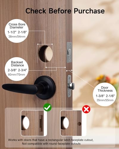 Keyless Entry Door Lock Set with Built-in WiFi Deadbolt