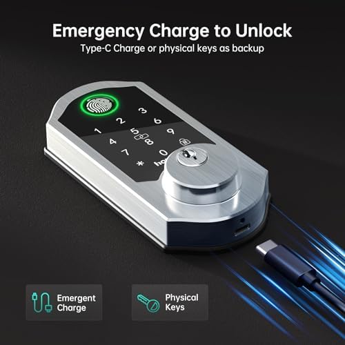 Hornbill Front Door Lock Set with Alexa Smart Features