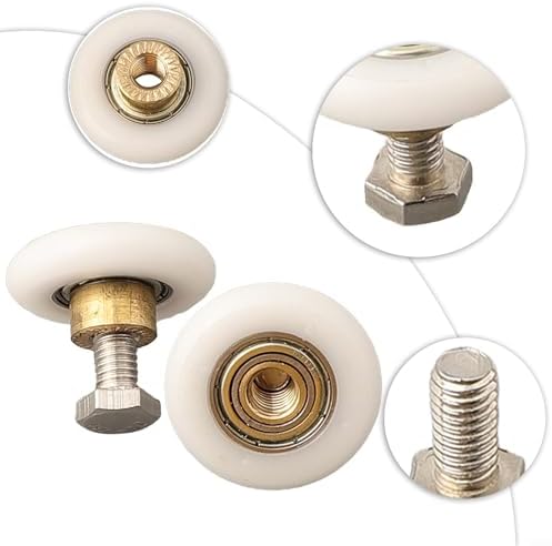 High-Quality Shower Door Rollers - 27mm Diameter