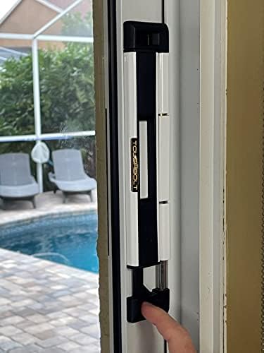 2-Pack TOUGHBOLT Double Deadbolt Sliding Door Lock