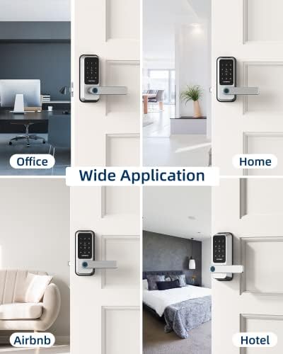 Zomnua Keyless Entry Door Lock with Handle