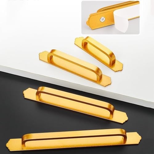 EFARMA Sliding Door Handles 2pcs Red 215mm Self-Adhesive
