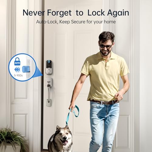 Hornbill Smart Lock - WiFi Fingerprint Door Lock with Handle