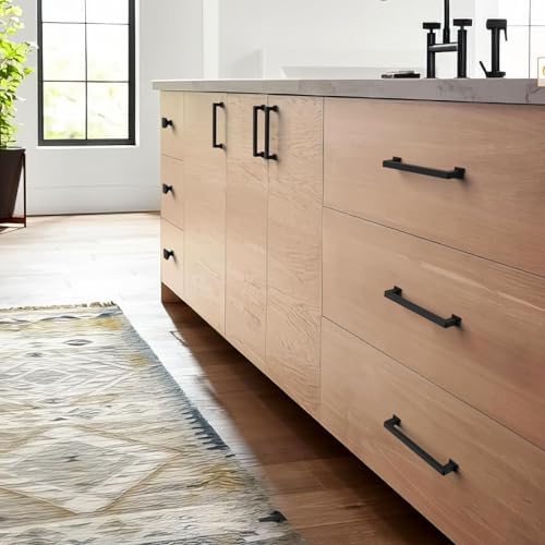10 Pack 5 Matte Black Cabinet Handles