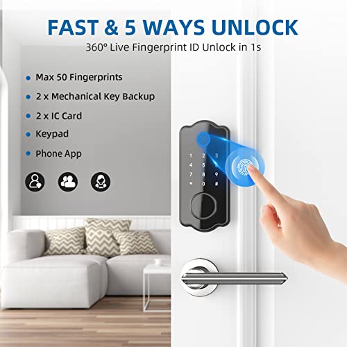Pioneer Works 5-in-1 Smart Door Lock
