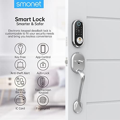 Smart Home Lock Set Keyless Entry for Front Door