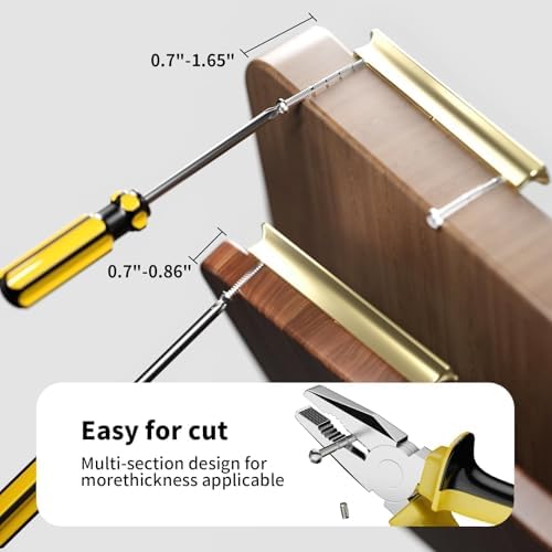 Cobbe Elite 10-Piece Luxury Brushed Gold Cabinet Pulls 6-516