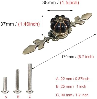 HUAMULAN 7-Pack Knobs with Screws