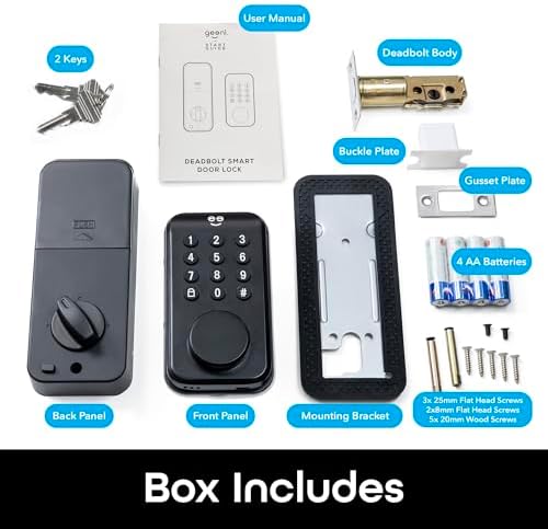 Geeni Keyless Entry Door Lock with Keypad