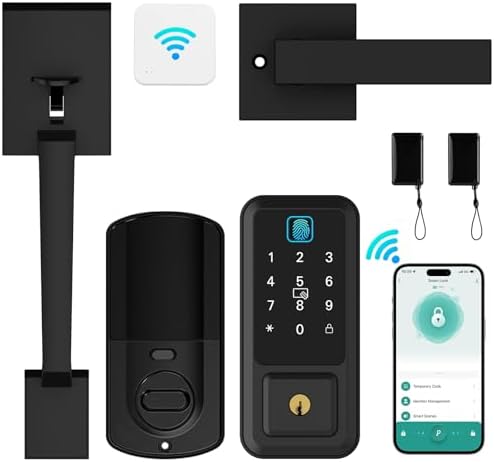 Smart Door Lock Set with Keyless Entry