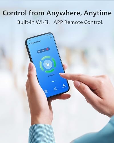 Quick unlock smart door lock with palm recognition