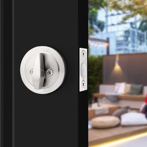 Probrico 3-Pack Satin Nickel Deadbolts