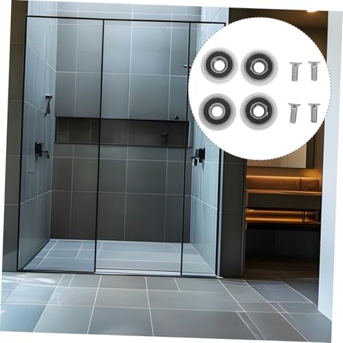 Discover premium 4pc Bathroom Pulley Accessories for Sliding Door Handling