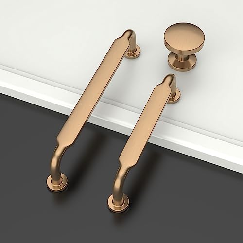 Amerdeco 10-Piece Champagne Bronze Cabinet Pulls