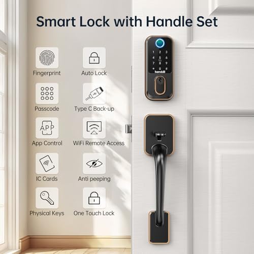 Hornbill Smart Door Lock with Handle