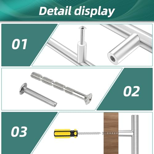 Sturdy 50-Piece Kitchen Handles