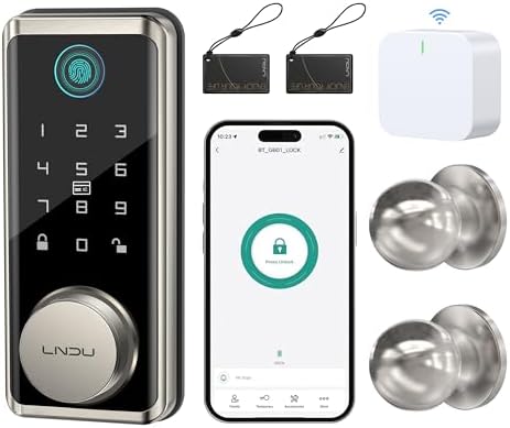 WiFi Keyless Entry Door Lock with Fingerprint Keypad