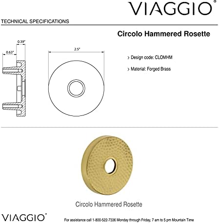 Viaggio Circolo Rosette 2-34 Black Lock