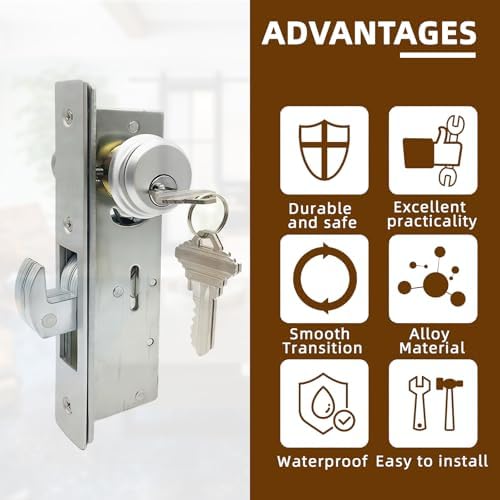 Storefront Door Mortise Lock Set
