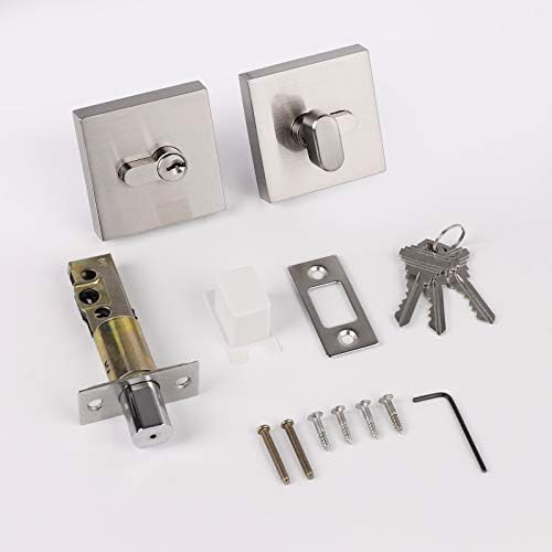 Probrico 3-Piece Satin Nickel Deadbolts Durable Secure