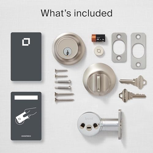 Level Lock Deadbolt Ultra-Smart Smart Lock with Apple Home Key Keyless Entry