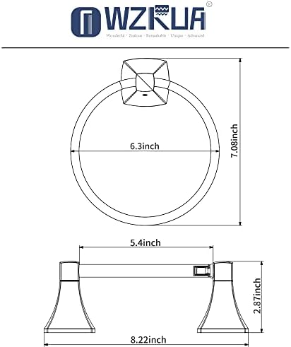 2-Piece Bathroom Hardware Set for Efficient Use
