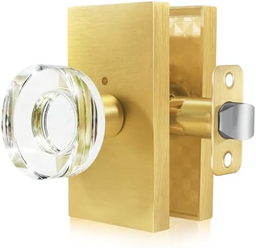 Elegant Privacy Glass Door Knobs