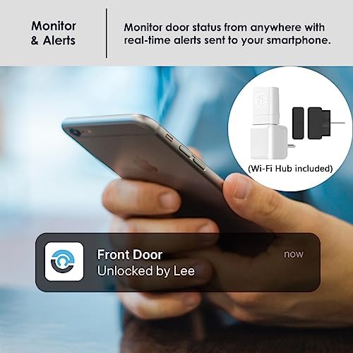 Lockly Secure Pro Smart Deadbolt Smart Lock Keyless Entry Door Includes Auto