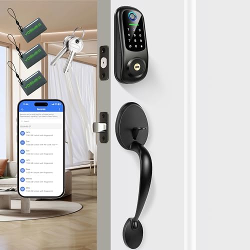 Yosimika Keyless Entry Door Lock with Fingerprint and Bluetooth 1