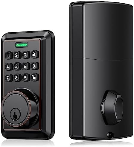 ApeStellar Keyless Entry Door Lock with Keypad - Oil-Rubbed Bronze