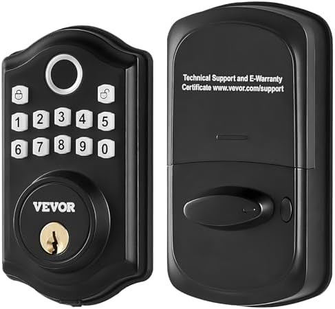 Secure Front Door Lock with Multiple Unlock Options