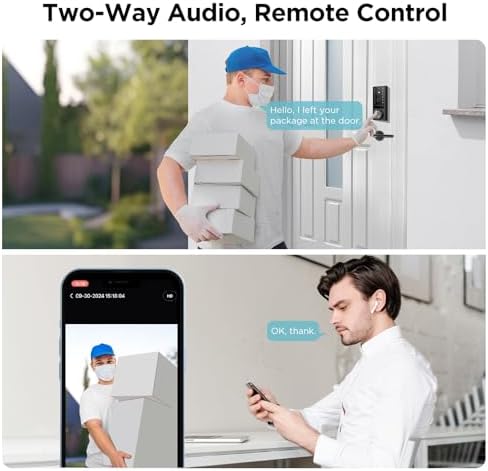 TCL D1 Max Security Video Smart Lock 2K Camera Fingerprint Entry