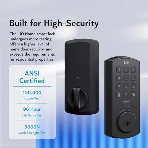 Lio Home Smart Deadbolt Lock with WiFi Keypad