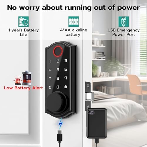 Fingerprints Door Lock for Front Door Locking