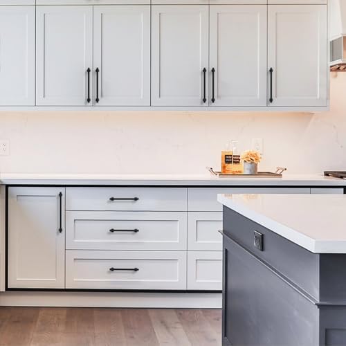 10-Piece Matte Black Cabinet Pulls for itchen Bathroom