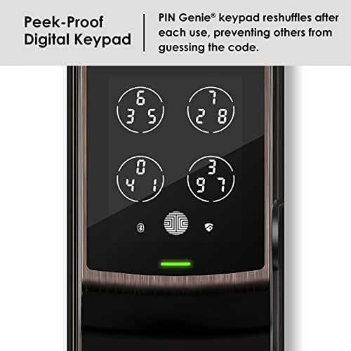 Lockly Secure Pro Smart Deadbolt Smart Lock Keyless Entry Door Includes Auto