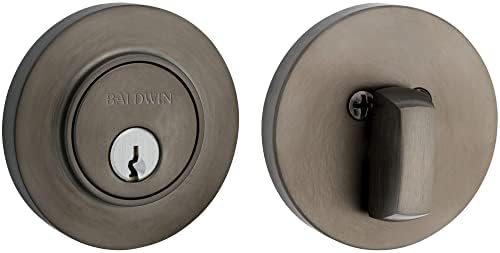 Baldwin Deadbolt Lock Black Surface Mount